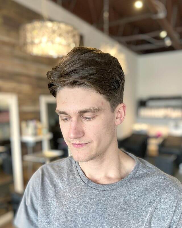 men's short haircut with texture