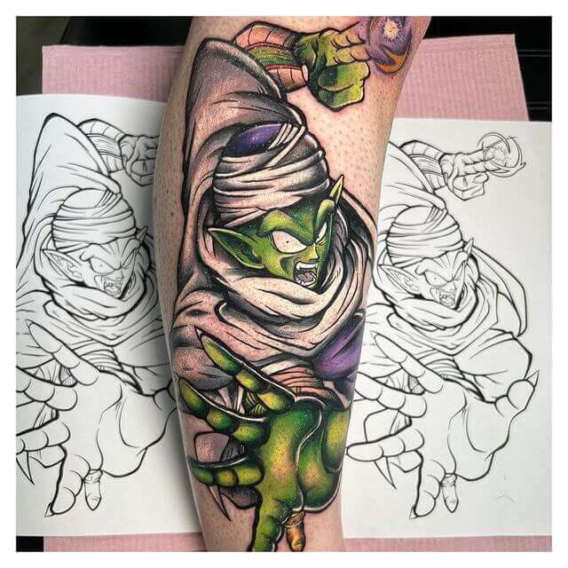 Piccolo Dragon Ball Z Tattoo