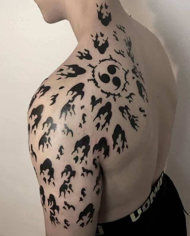 Sasuke’s Curse Marks from Naruto