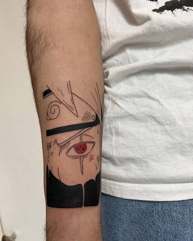 Sharingan Eye tattoo