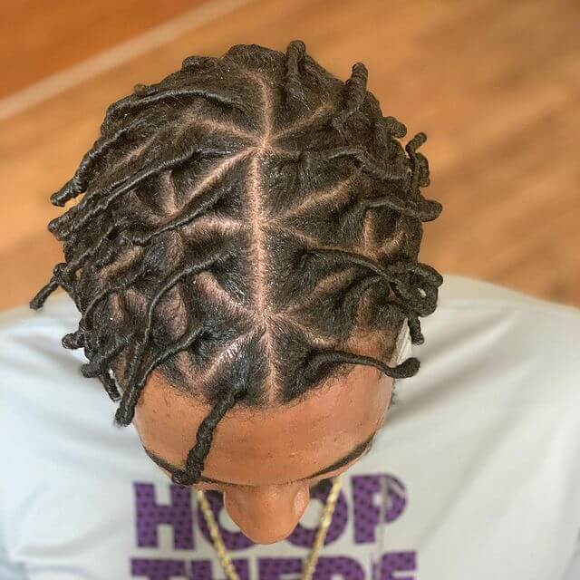 Starter Locs with Triangle Parts