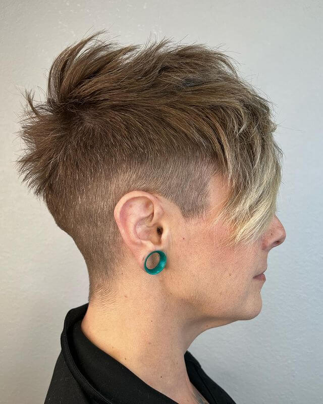 Women over 50 with tapered pixie