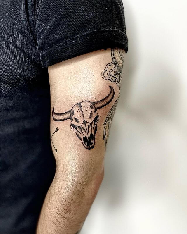 Bull Skull Tattoos