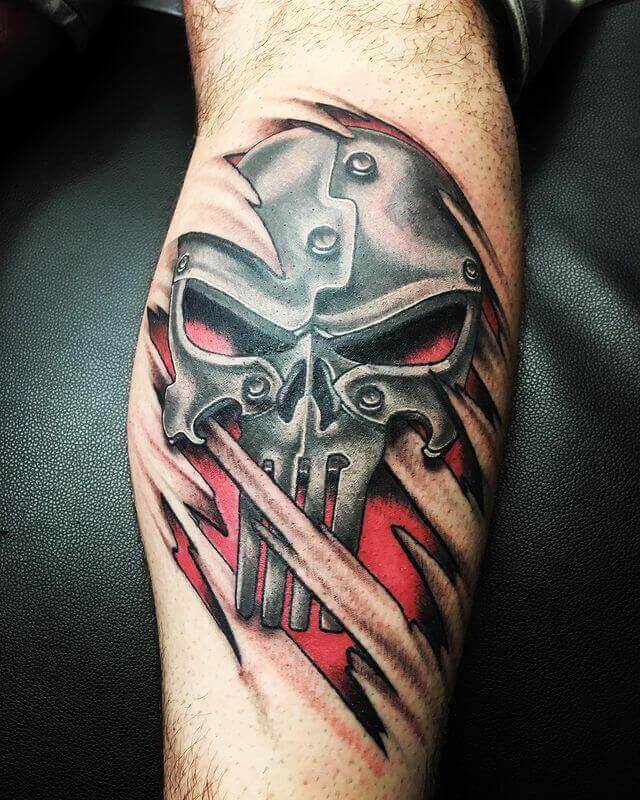 Punisher Skull Tattoo