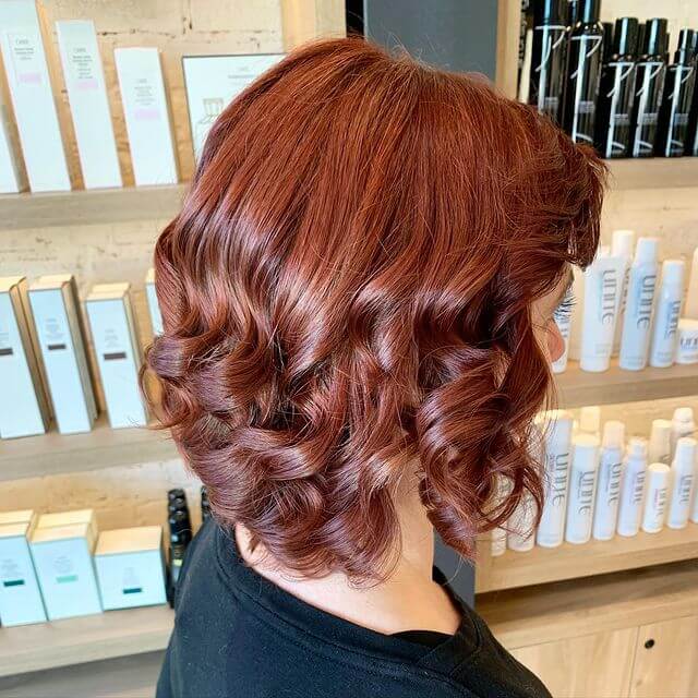 over 50 Short Hair with Curl End