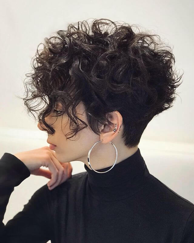 Curly Pixie Haircut