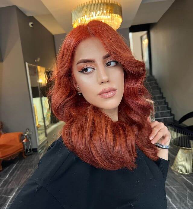 sexy red balayage