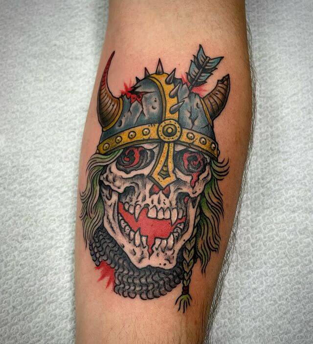 Viking Skull Tattoo