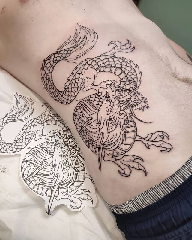 dragon tattoo Chinese