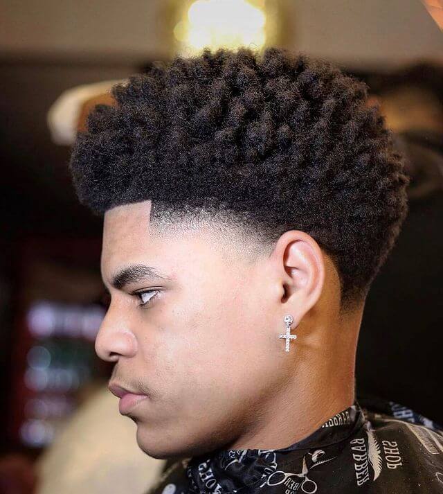 Black Men's Hairstyle Mini Coils