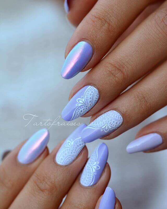Lilac nail instagram