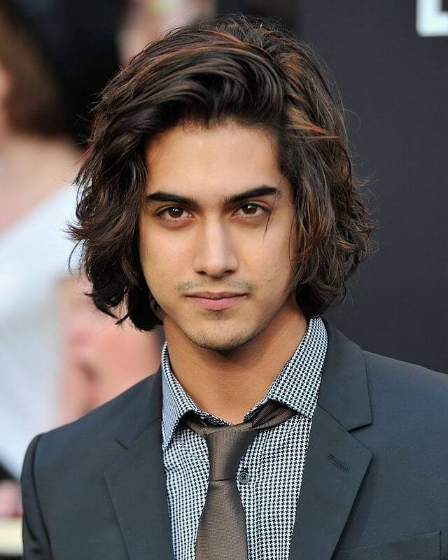 Long Wavy Hair Men