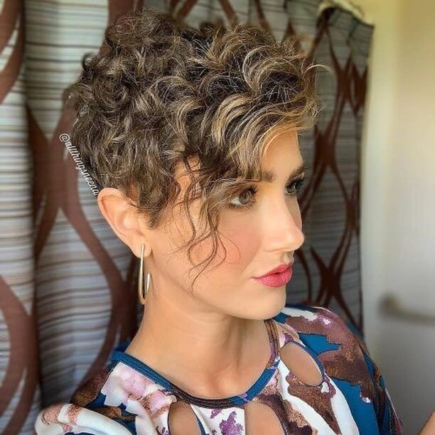 Low Maintenance Short Curly Haircut