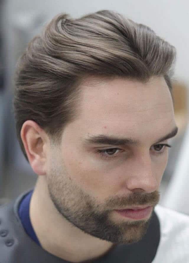 Mid Part Brushed Back