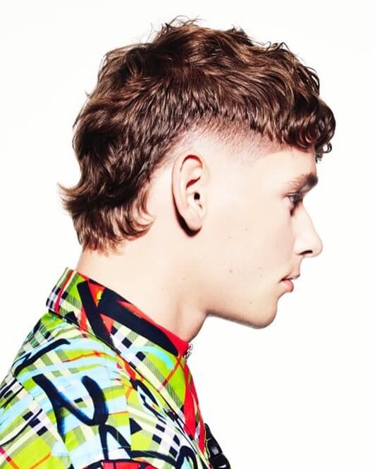 Modern Mullet Haircut For Wavy Hair