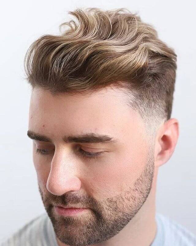 Modern Wavy Pompadour