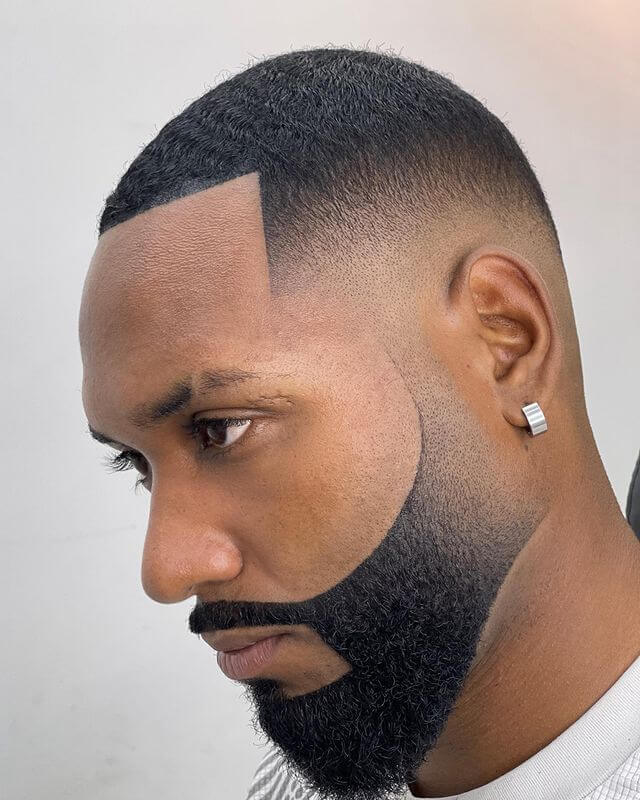 Neat Short Tapered With Beard Fade Style