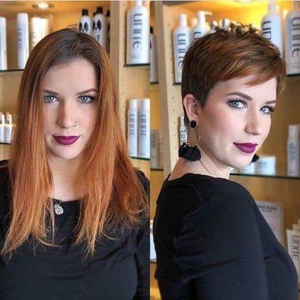women short haircuts with short bangs