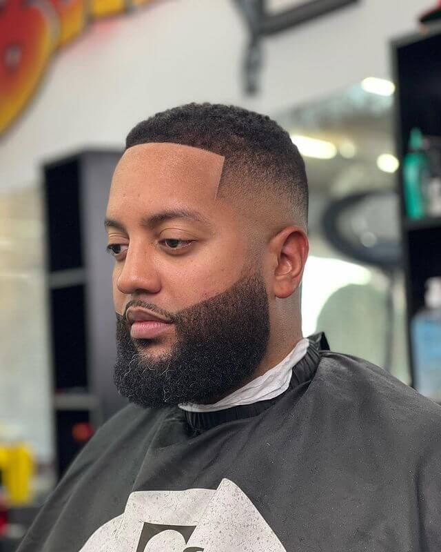 Round face beard 