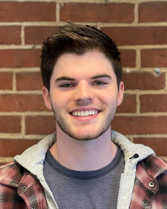 haircut for round face men