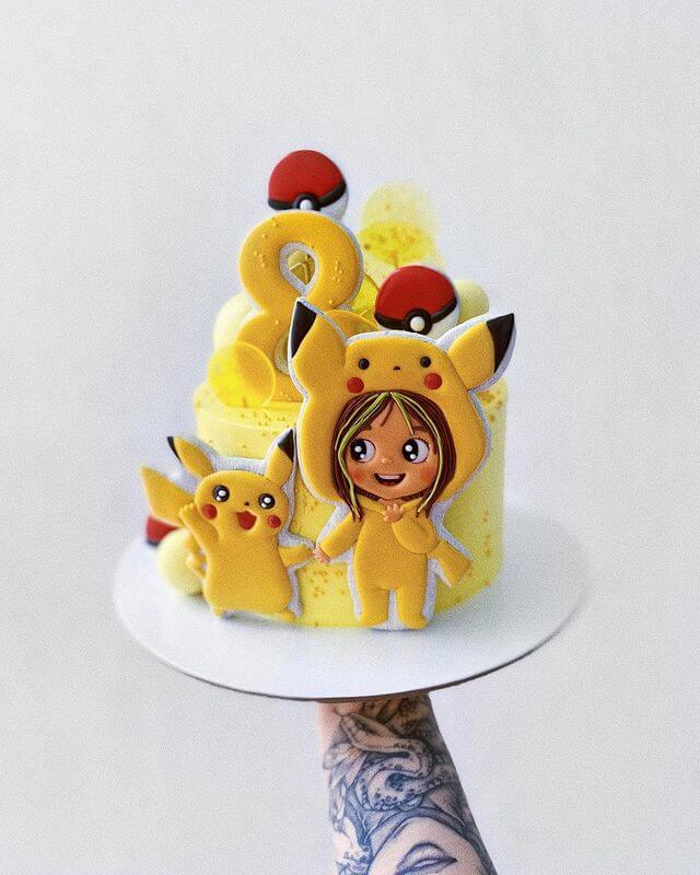birthday girl cake
