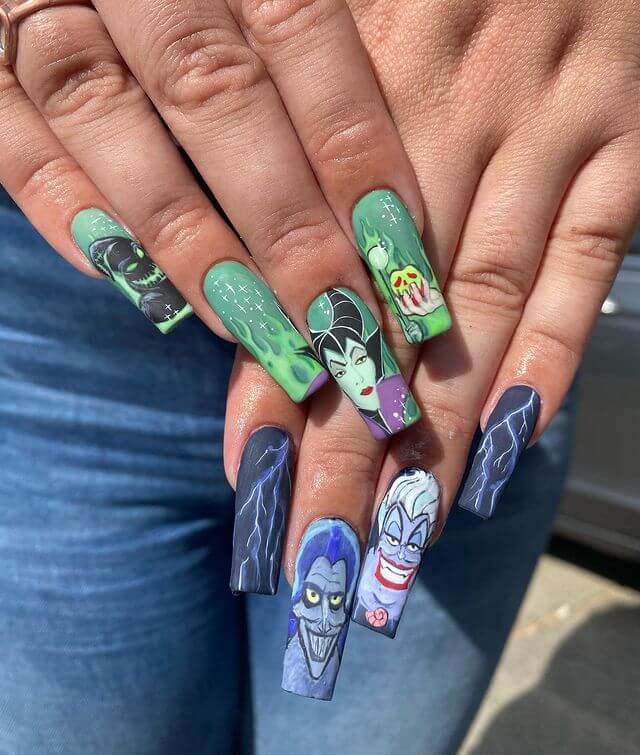 Disney Villain Nails