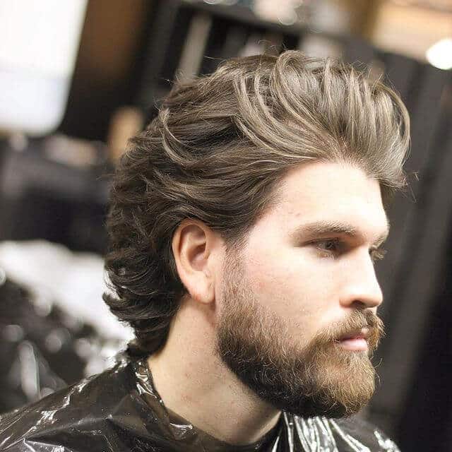Long Hair Modern Pompadour