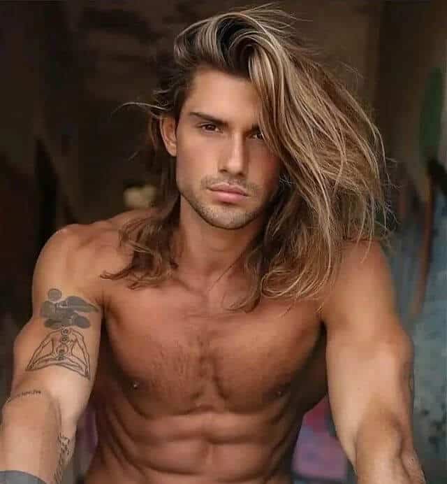 Long Hair with Highlights