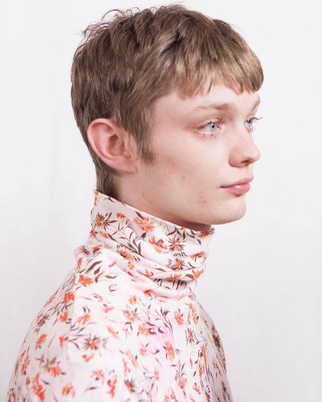Long Shag Top with French Crop