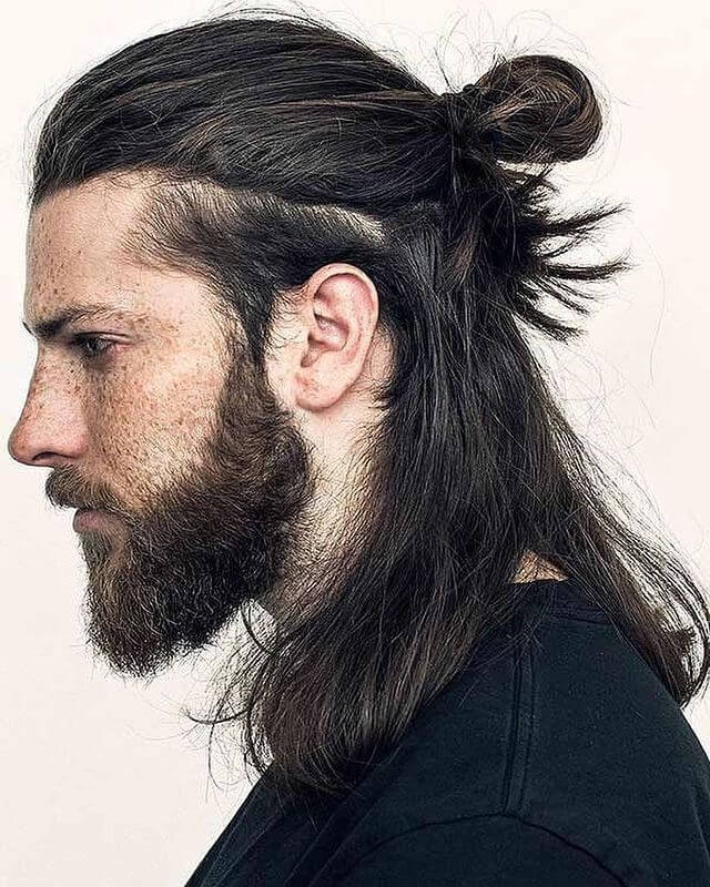 men's top knot