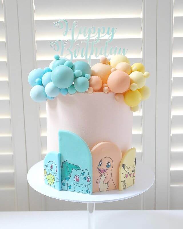 Pastel Pokemon Cake