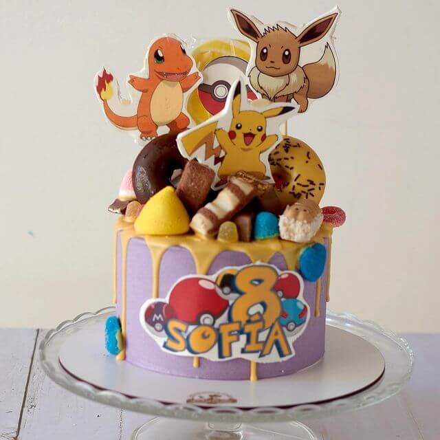 Pokemon Drip Cake