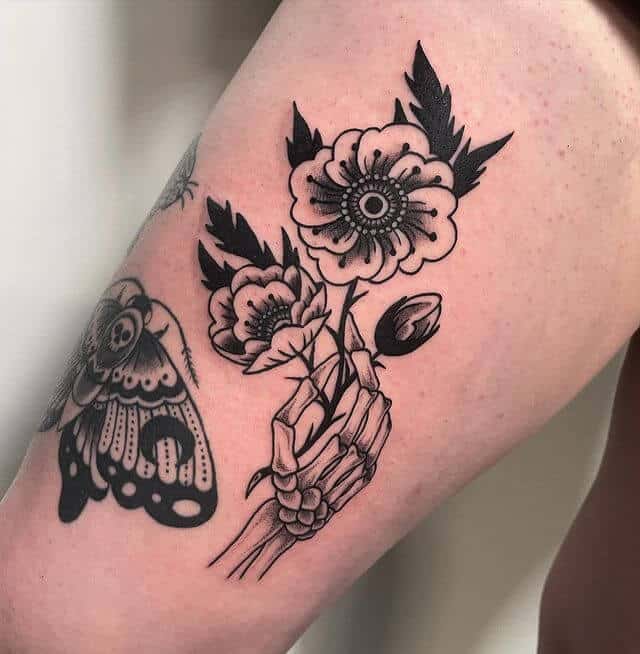 White Poppy Tattoos
