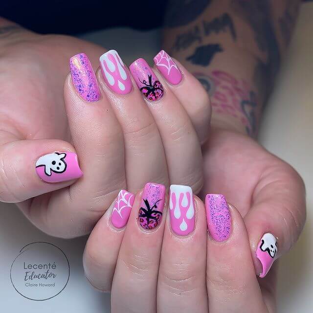 sweet spooky nails