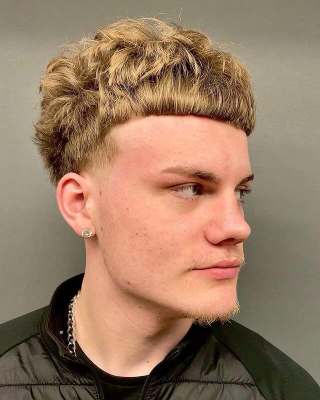 blonde edgar haircut