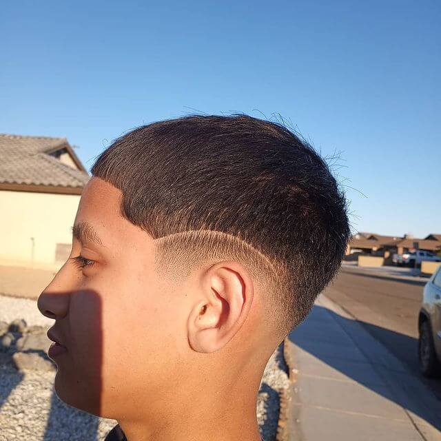 Edgar Low Fade with Line