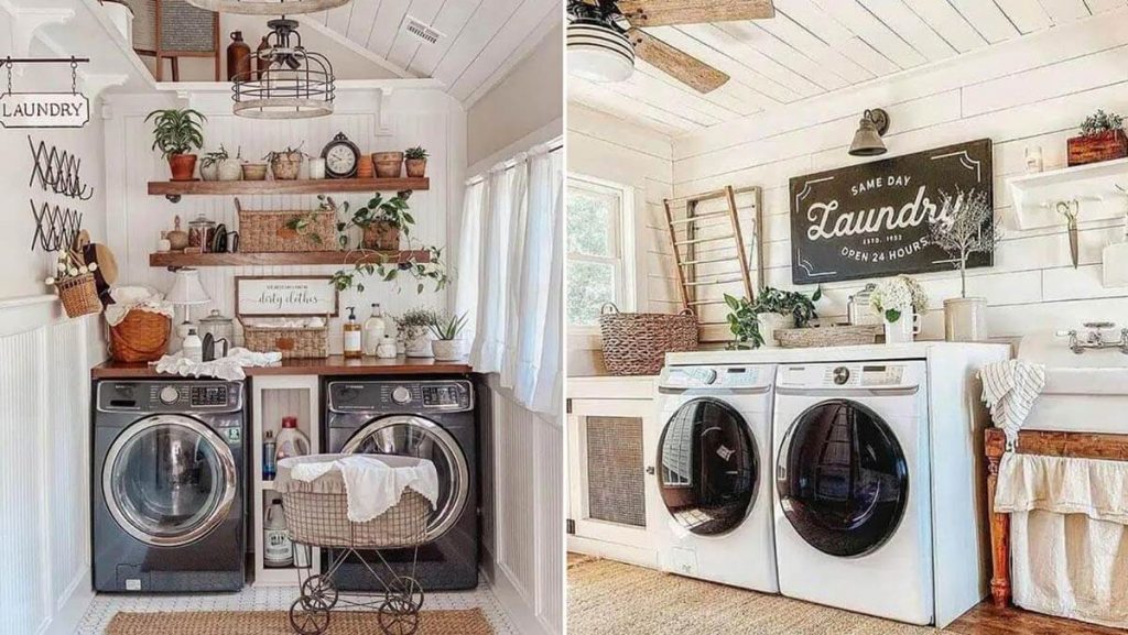 farmhouse laundry room