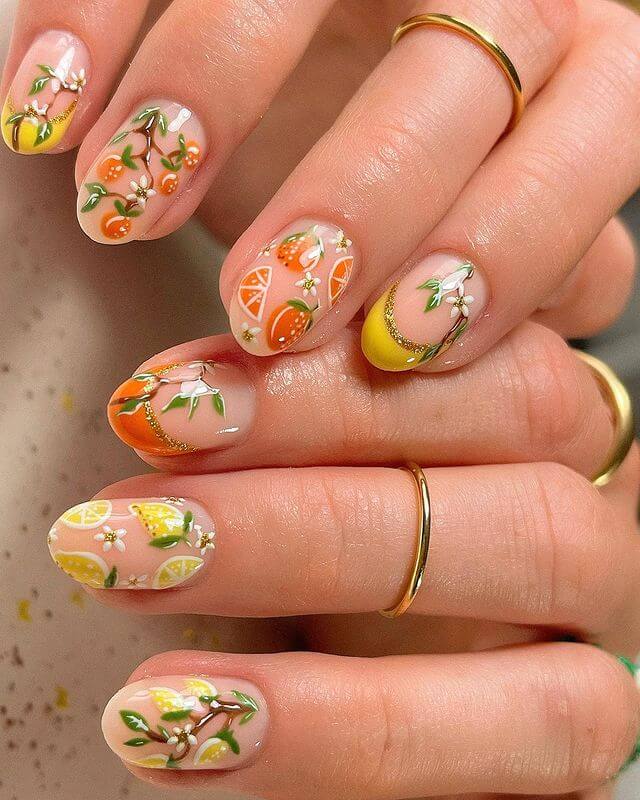 Fruity Nails Idea