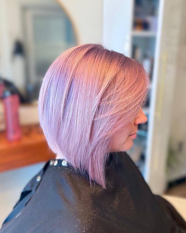 lavender and pink hair dye
