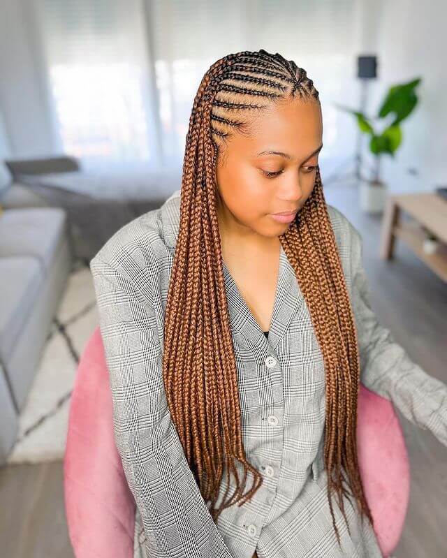 Long Fulani Braids
