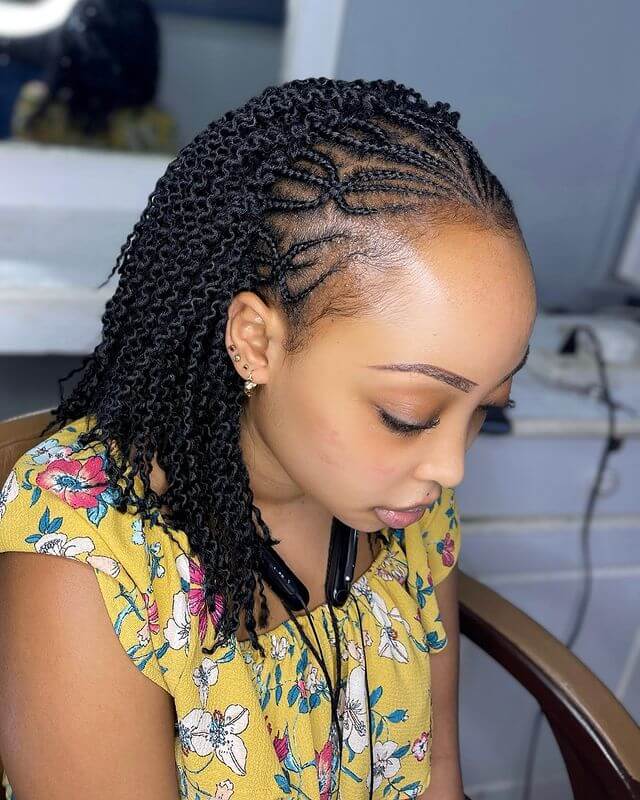 Tribal Braids with Kinky Twist