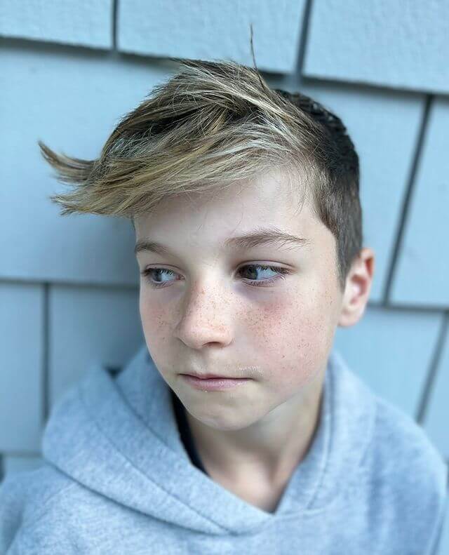 Frosted Tips for boy