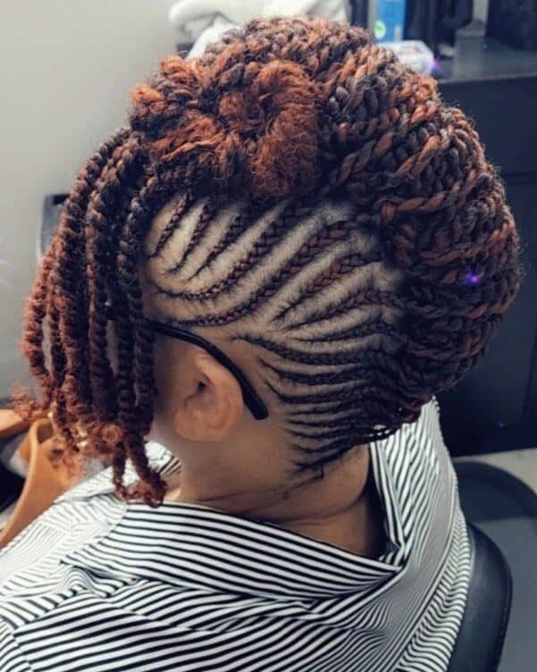 Kinky Twists Mohawk