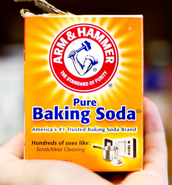light hair with baking soda