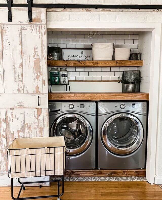Small Farmhouse Laundry Room