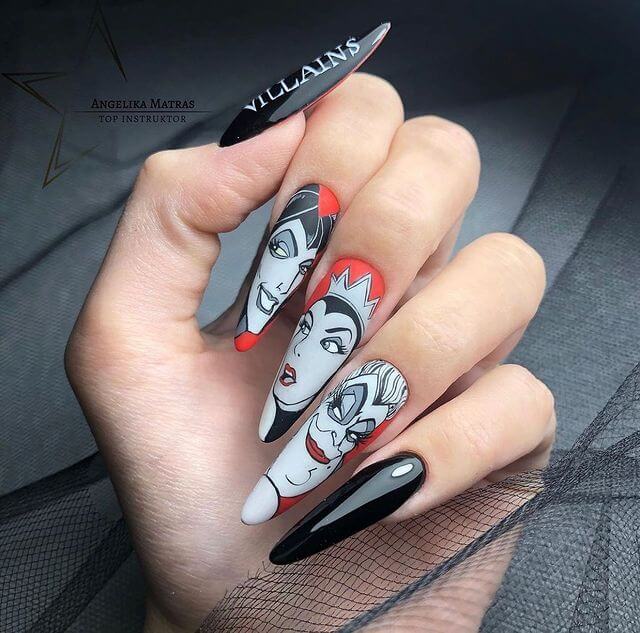 Disney Villains Nails