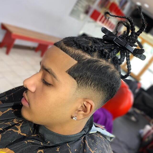 Edgar Haircut with Braids