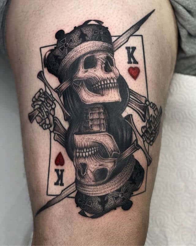 King of hearts tattoo