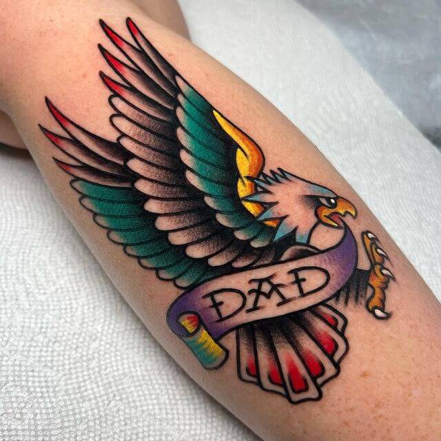 Memorial Eagle Tattoo