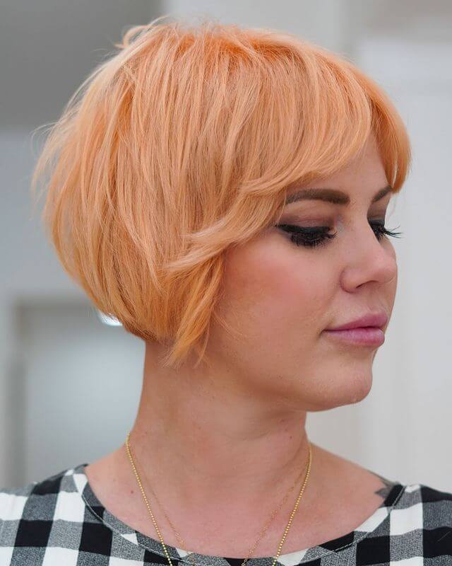 Peach Razor Cut BixieImage